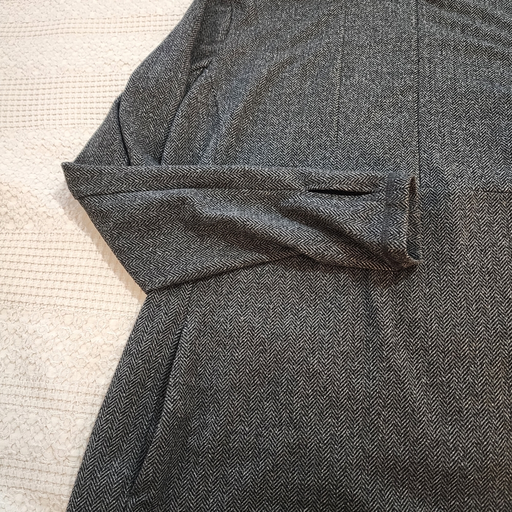 Kyodan Black and White Herringbone Jacket - Picture 4 of 5